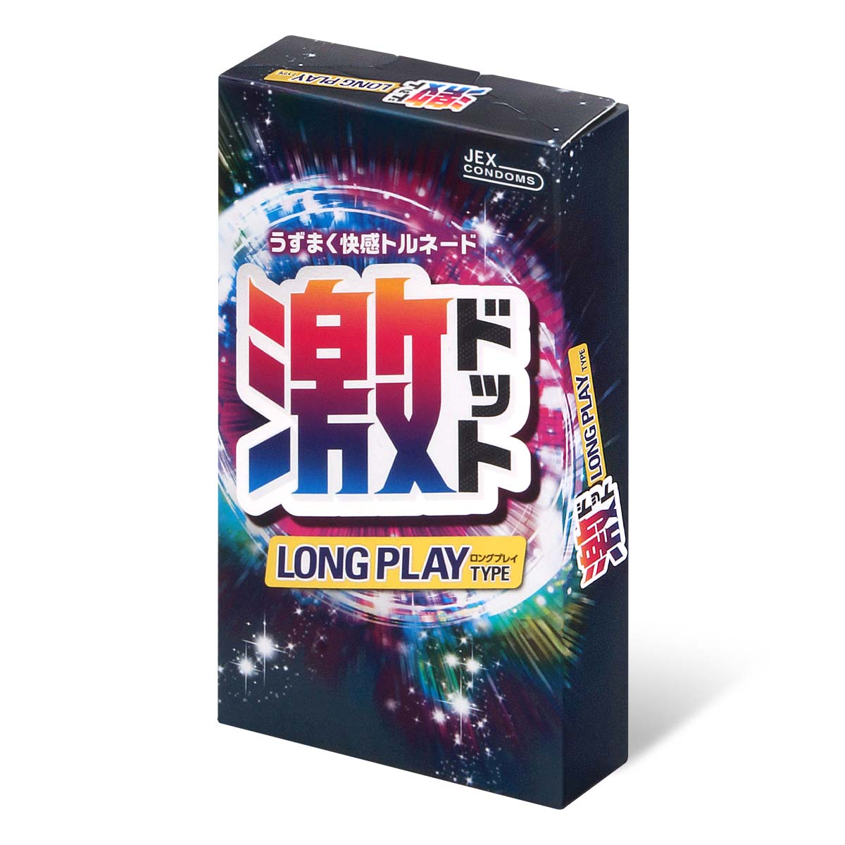 4973210020037 日產JEX - 激 LONG PLAY 螺旋凸點持久潤滑強刺激避孕套 8片裝